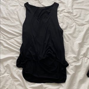 Open back tank top